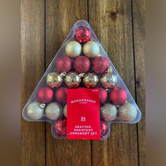 “Christmas Bundle of Napkins, Card List Book, Ornaments” - Picture 3 of 11